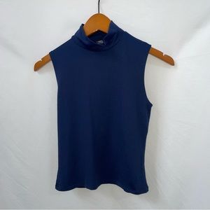 Vintage turtleneck sleeveless top